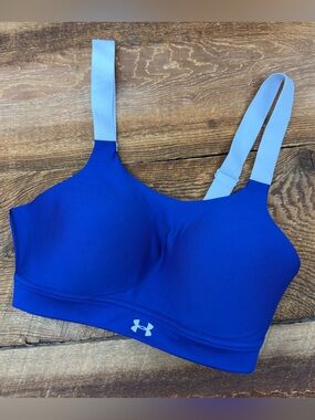Under Armour High Impact Sports Bra in Royal Blue